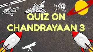 Quiz On Chandrayaan 3|Quiz| Most Important GK Questions About Chandrayaan 3# generalknowledge #quiz