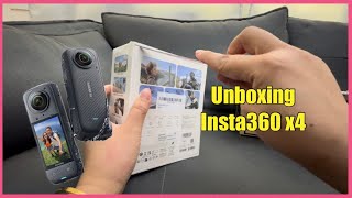 Unboxing insta360 x4 action camera #insta360 #insta360x4 #unboxing