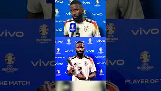 Antonio Rudiger 🔥 Fussball EM 2024 Deutschland DFB Team Mannschaft