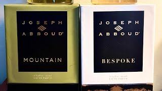 Joseph Abboud Mountain and Joseph Abboud Bespoke Fragrance Review