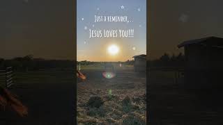 #shorts Just a reminder Jesus Loves You!!! #jesuslovesyou #jesuschrist #god #bible #devotional#faith