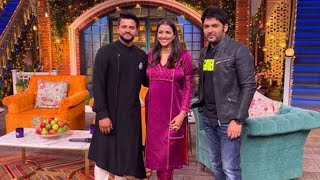 Suresh Raina & Wife Priyanka Chaudhary on The Set Of The Kapil Sharma Show