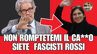 Del Debbio risponde agli attacchi della sinistra con parole durissime: SIETE FASCISTI ROSSI!