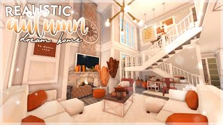 BLOXBURG | Realistic Autumn Family Dream Home | Roblox | House Build