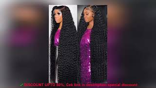 High Density 250% 40 50 Inch Deep Wave 13x6 HD Lace Front Human Hair W Review