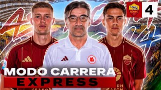 CONVIERTO a la ROMA en el MEJOR EQUIPO de ITALIA! | Modo Carrera Express #4