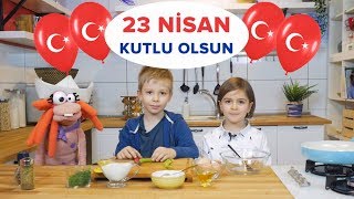 Omlet Nasıl Yapılır | 23 Nisan Çocuk Bayramı ÖZEL Video | İki Çocuk Bir Mutfak