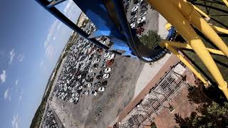 Six Flags Fiesta Texas the Goliath 4K Front Seat POV  ✅