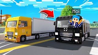 JE CONDUIS DES CAMIONS DANS MINECRAFT !