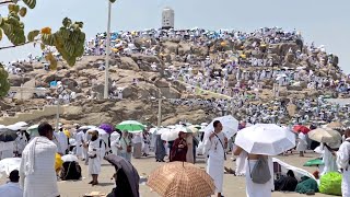 شاهد مباشر مشعر عرفات وجبل الرحمة الحج 1445 | 2024