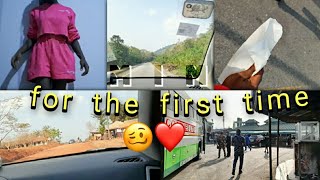 I went to my mum's village for the first time || Travel vlog || Afia Boateng