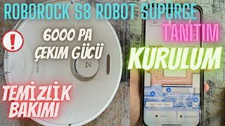 Roborock S8 Özellikleri - Halı algılama (S8 Robot Süpürge-6000 Pa)