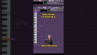 He Made HARDEST Beat in 25 SECONDS?!  #howtomaketrapbeats #producer #flstudioproducer