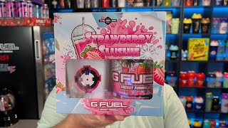 G FUEL One_Shot_Gurl Strawberry Slushie Review And Taste Test!