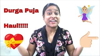 Durga Puja Haul 2018 | my Puja collections | SreyaandRayan