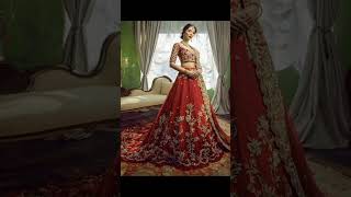 beautiful latest lehenga bridal look #shorts #whatsappstatus