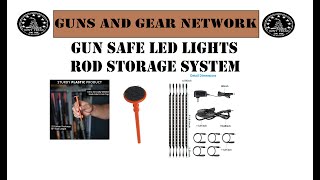 Winchester Gun Safe Upgrades (LED Lights and Rod Storage System)