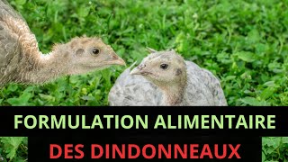 Voici une formulation alimentaire pour les dindonneaux #dindon #dinde