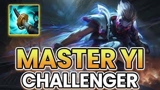 MASTER YI TOP 1 JUNGLE GAMEPLAY | ULTIMATE BUILD & RUNES | CHALLENGER RANK MASTER YI GAMEPLAY