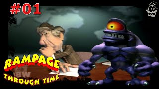 Rampage 3 : Through Time (PS1) #01 "Adventure Mode with Myukus" (Ohne Kommentare)