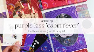 unboxing purple kiss 5th mini album "cabin fever" ☆ timestamps in desc!