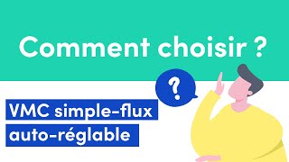 Comment choisir ? VMC Simple Flux autoréglable