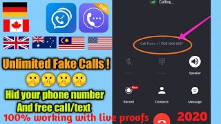 How to Make free Fake calling number | hide your number | Create fake number for whatsApp don't miss