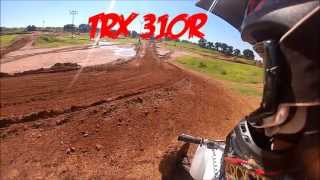 1986 Honda TRX 310R MX track laps