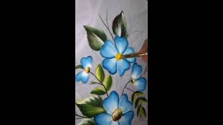 #Shorts #Painting flowers.