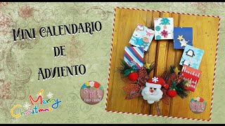 MINI CALENDARIO DE ADVIENTO DE 6 DÍAS - SUPER EXPRESS - RECICLADO #scrapbooking #navidad2022