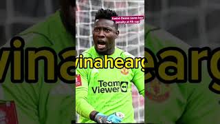 André Onana Cameroonian🇨🇲 goalkeeper saves a penalty as Manchester United defeat Coventry 4-2 ⚽️🏆