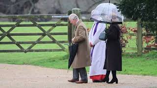 King Charles and Queen Camilla attend Sunday Service