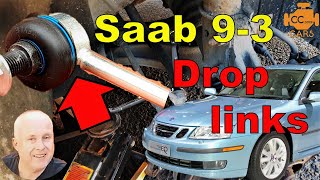 Saab 9-3 Front Drop Link Replacement | So Easy It's Childs Play