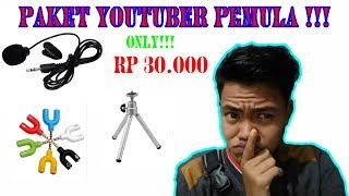 Review mic clip on dan splitter murah