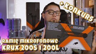 Ramię mikrfonowe od Kruxa to strzał w 10! Konkurs - Krux 200S i 200L