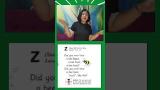 Jolly Phonics /Zz/Song    #shorts  #jollyphonics  #actionsongforkids #phase5