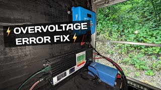 Fix Inverter Overvoltage Error | Victron Solar Config Lithium Batteries