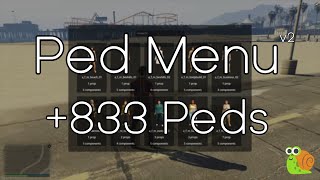 Ped Menu NUI FiveM