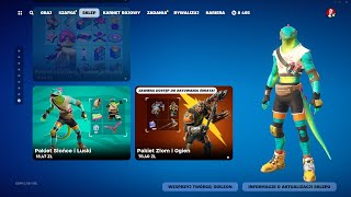 SKLEP FORTNITE 21.08.2024 *NOWE PAKIETY STARTOWE, JOHN WICK, ANIYAH, ANARCHIA, HULK CZEMPION SAKAAR*