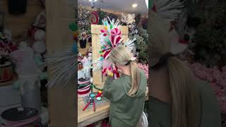 Let’s make a Christmas swag! #christmas #crafting #wreath #christmasdecoration #diy #holidaywreath