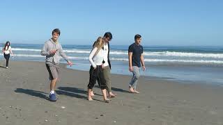 Watching the Surfers/Walking on the beach/Spring At Narragansett Beach 2021