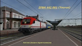 ZFBH 442 001 --- Sarajevo--Zagreb--Gyekenyes