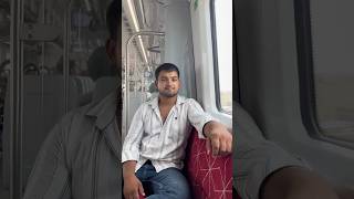 Indian First Rapid Rail🚆￼Ride  (RRTS) #minivlog #ytshort #vlog #rrts #rapidrail ￼