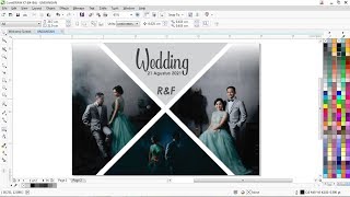 CARA MUDAH DESAIN UNDANGAN PERNIKAHAN CorelDRAW
