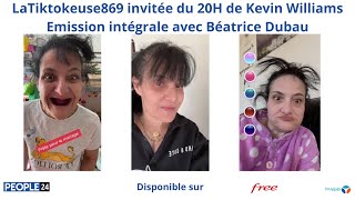 LaTiktokeuse869 Beatrice Dubau invitée du 20H de Kevin Williams