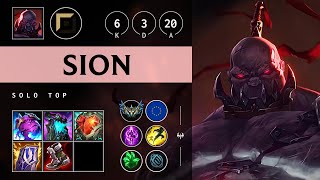 Sion Top vs Akali: Unstoppable - EUW Challenger Patch 14.22