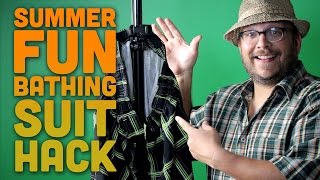 Dad Sews A Bathing Suit Hack - Quick Adjust Waist and Hanger