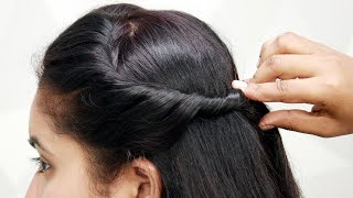 fancy hairstyle for outgoing | front hairstyle | hair style girl | cute hairstyle | hairstyle 2024