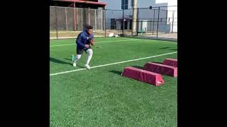 Johnathan Taylor Lateral Movement Is Ridiculous. #rba #nfl #agilitydrills #football