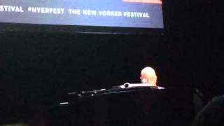 Billy Joel, Peter the Wolf, NYerfest, 2015